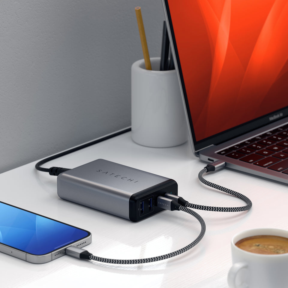 Carregador Satechi De Mesa Pro USB-C PD de 108W