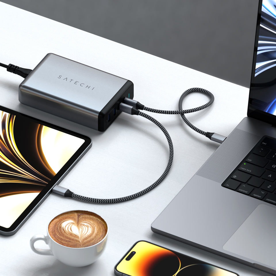 Carregador Satechi De Mesa Pro USB-C PD de 108W