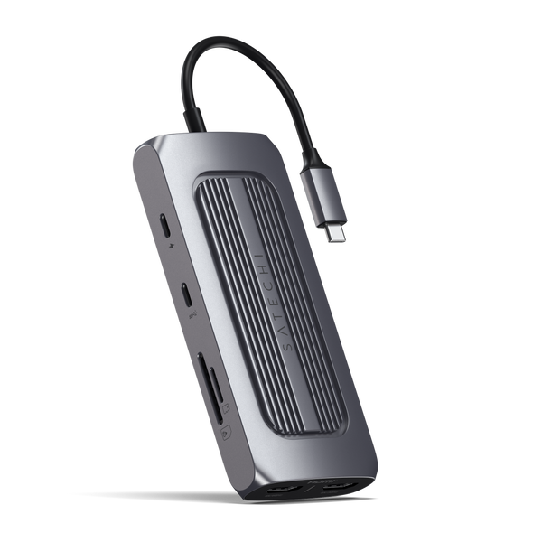 Adaptador Satechi Multi Portas MX USB-C - Cinza Espacial