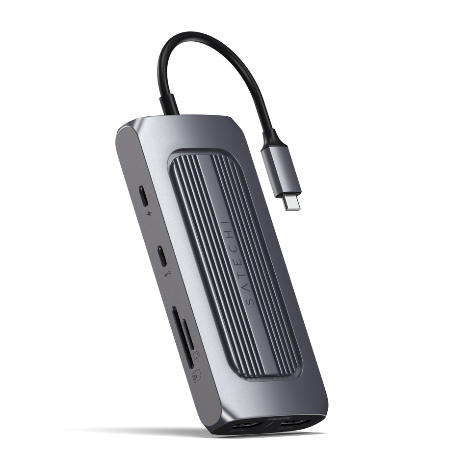 Adaptador Satechi Multi Portas MX USB-C - Cinza Espacial