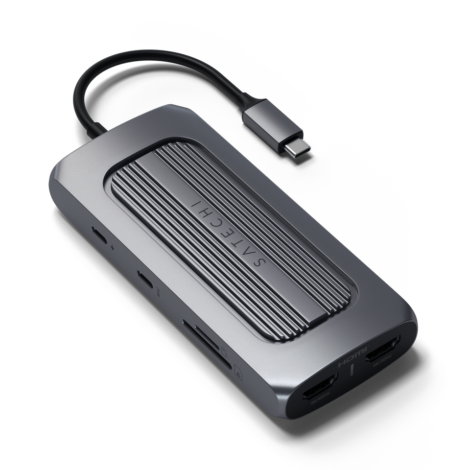 Adaptador Satechi Multi Portas MX USB-C - Cinza Espacial