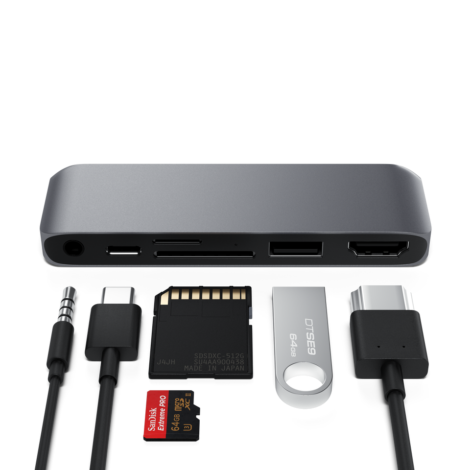 Adaptador Satechi USB-C Mobile Pro Hub SD