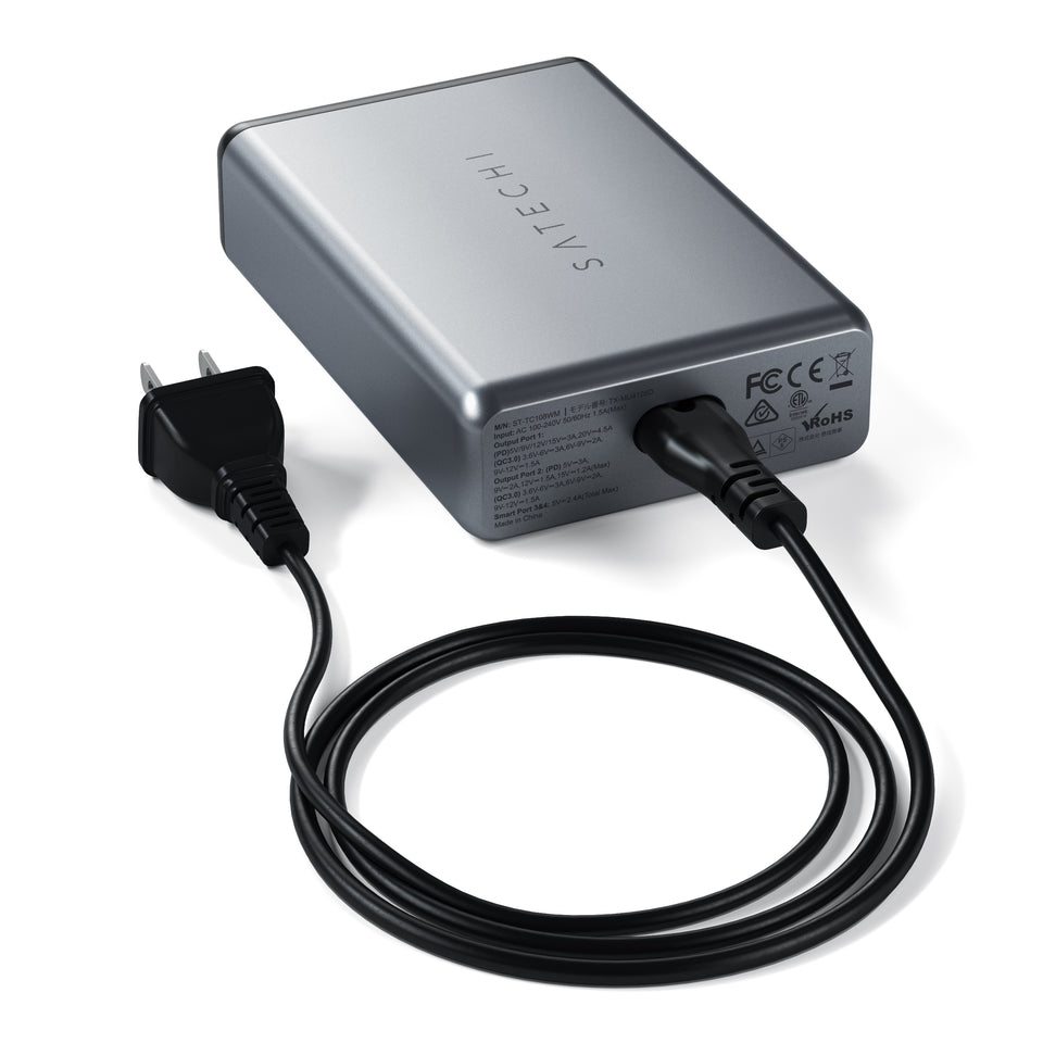 Carregador Satechi De Mesa Pro USB-C PD de 108W