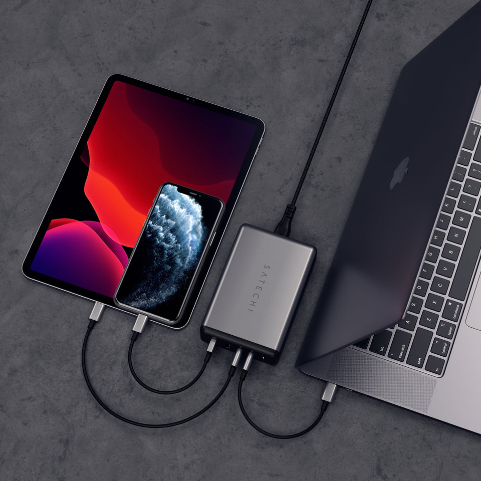 Carregador Satechi De Mesa Pro USB-C PD de 108W