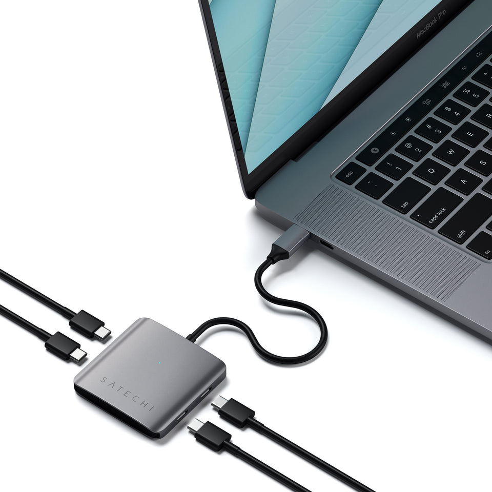 Hub Satechi USB-C Com 4 Portas