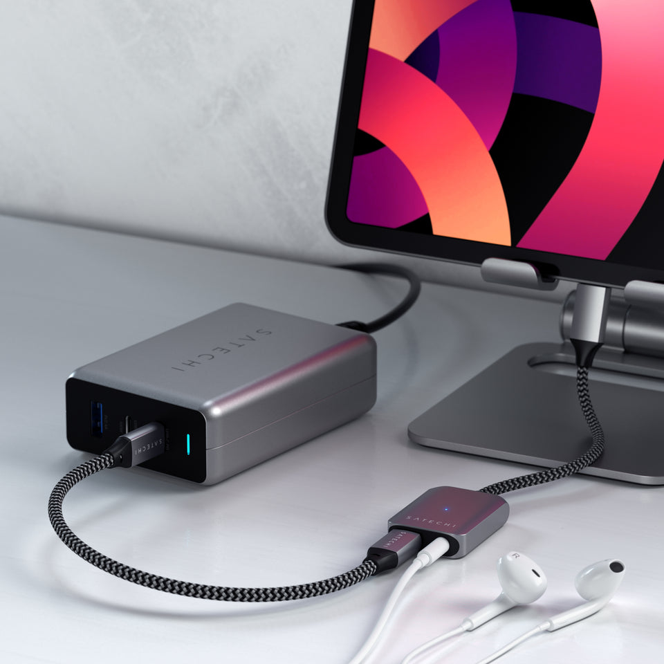 Adaptador Satechi de Áudio USB-C PD