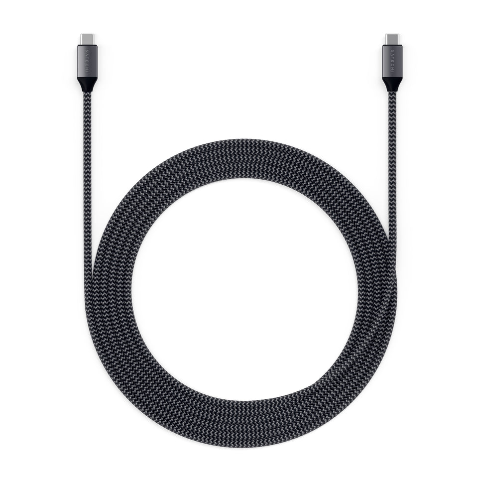 Cabo Satechi USB-C Para USB-C - 2 Metros - Preto