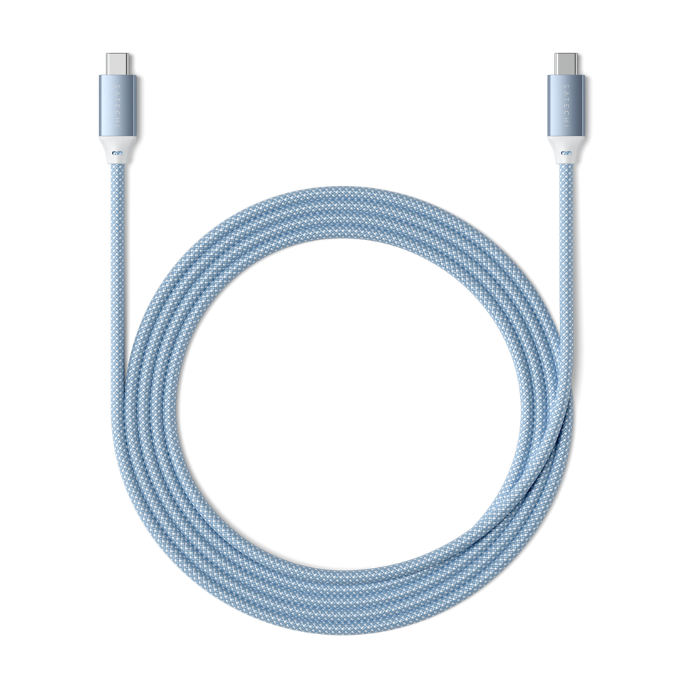 Cabo Satechi USB-C Para USB-C - 2 Metros - Azul