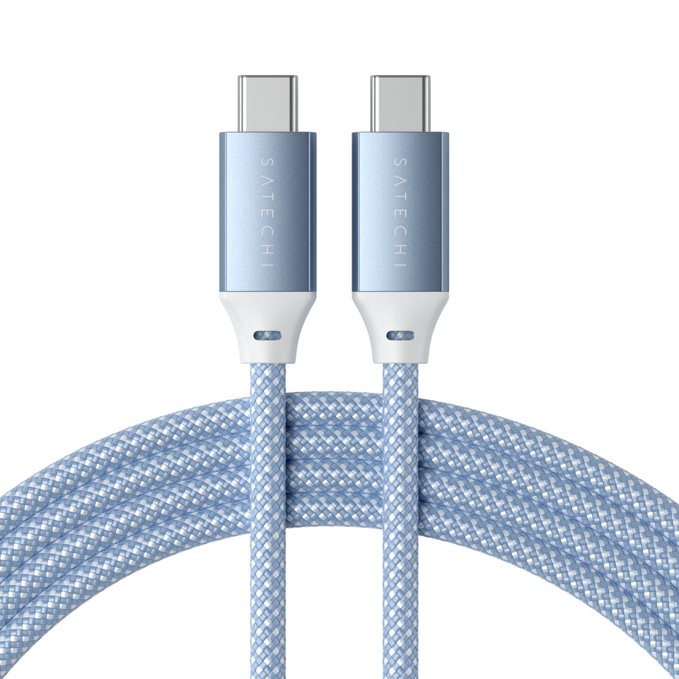 Cabo Satechi USB-C Para USB-C - 2 Metros - Azul