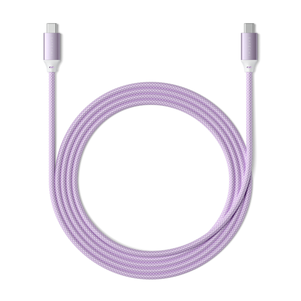 Cabo Satechi USB-C Para USB-C - 2 Metros - Roxo