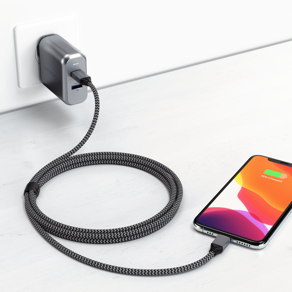 Cabo Satechi USB-C Para Lightning - 1,8 Metros