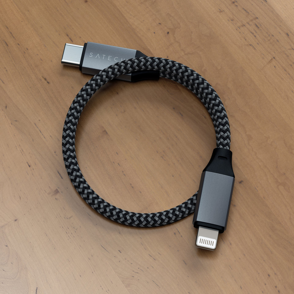 Cabo Satechi USB-C Para Lightning - 25 Centímetros