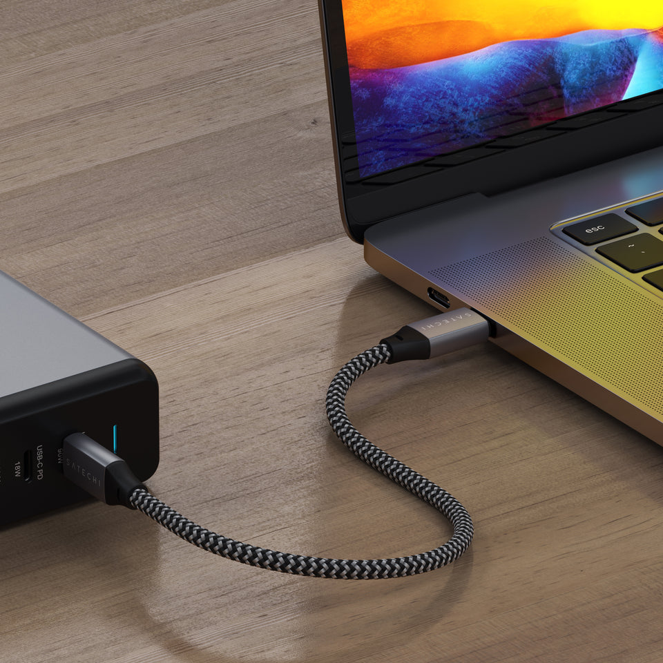 Cabo Satechi USB-C Para USB-C - 25 Centímetros