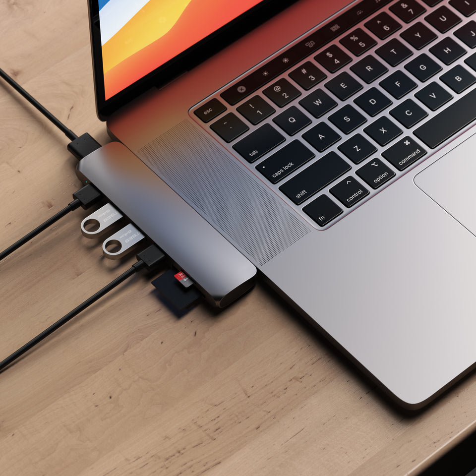 Adaptador Satechi USB-C Pro Hub HDMI 4K - Cinza Espacial