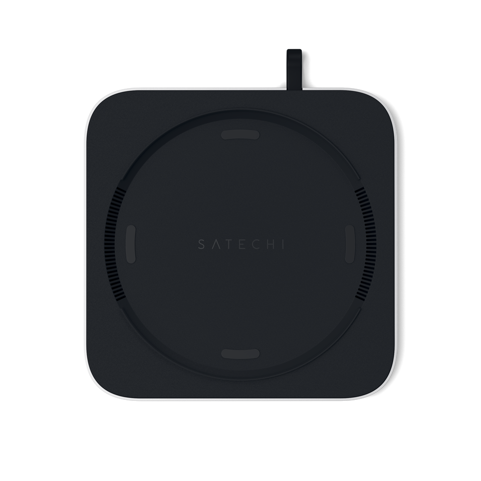 Suporte e Hub Satechi USB-C para Mac Mini - Prata