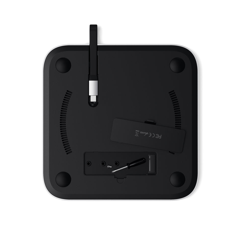 Suporte e Hub Satechi Para Mac Mini Com Gabinete SSD