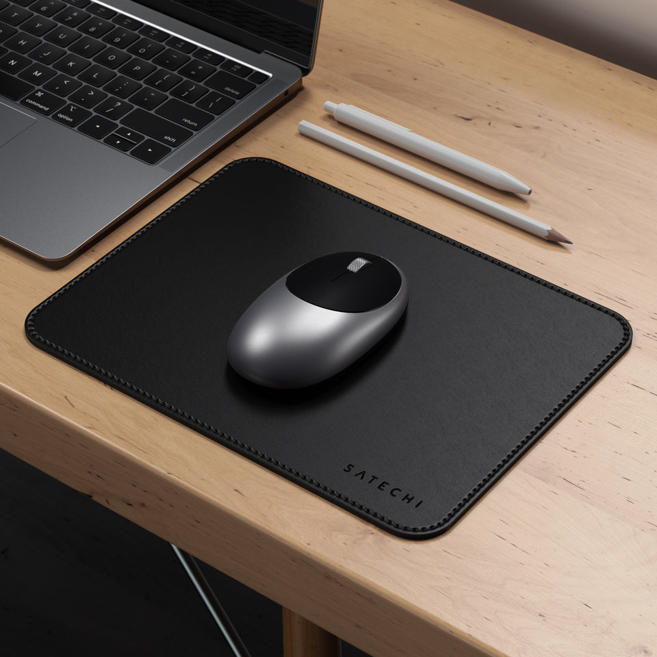 Mouse Pad Satechi Em Couro Ecológico - Preto