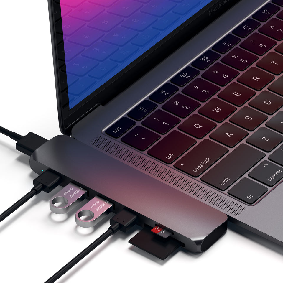 Adaptador Satechi USB-C Pro Hub HDMI 4K - Cinza Espacial