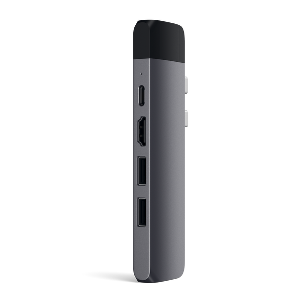 Adaptador Satechi USB-C Pro Hub com Ethernet - Cinza Espacial