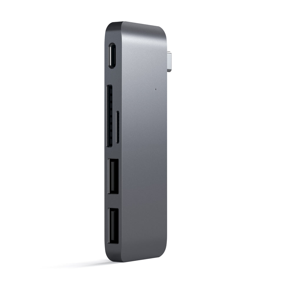 Adaptador Satechi USB-C Com Porta PassThrough - Cinza Espacial