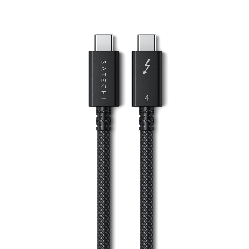 Cabo Satechi USB-C Para USB-C Thunderbolt 4 Pro - 1 Metro - Preto