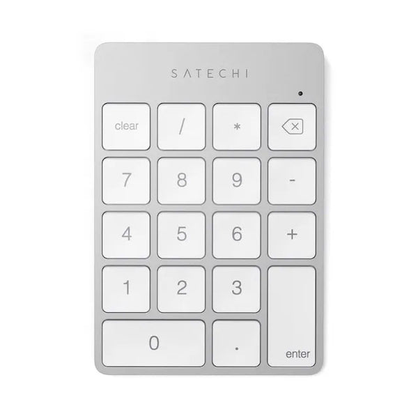 Teclado Satechi Numérico Bluetooth Recarregável - Prata