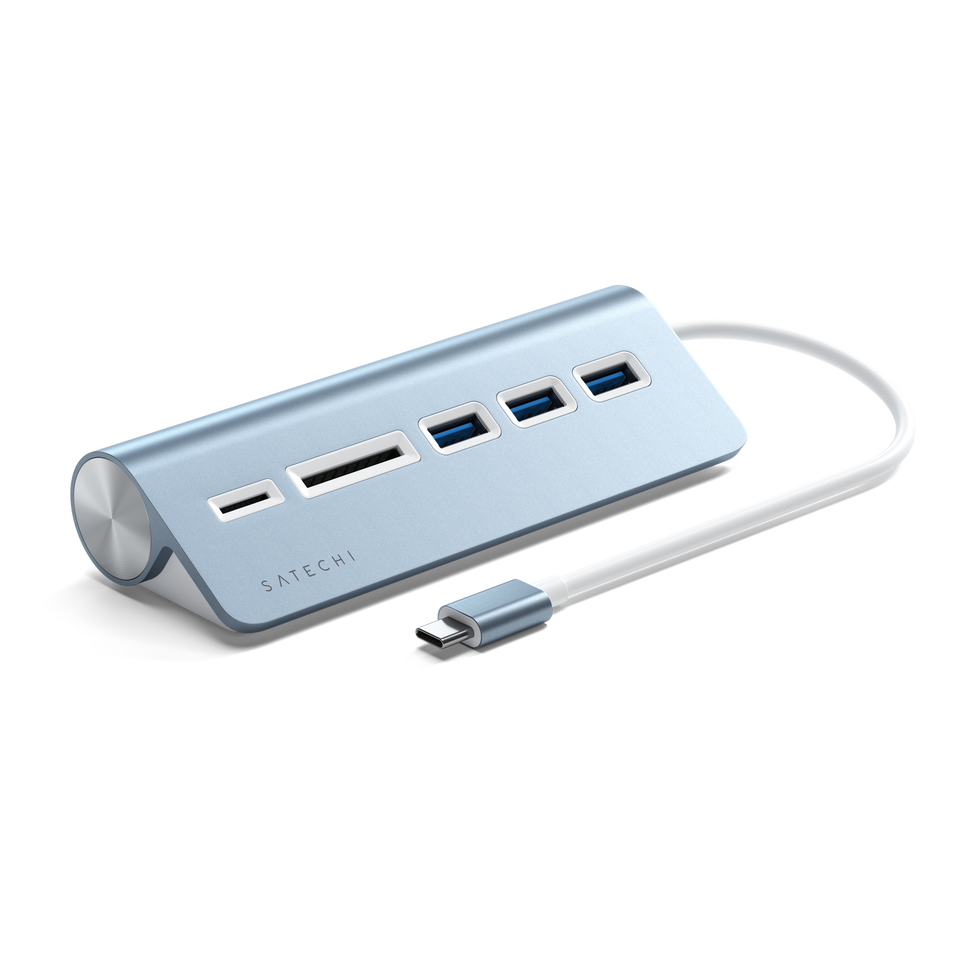 Adaptador e HUB Satechi USB-C para Desktop - Azul