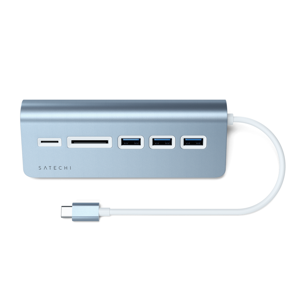 Adaptador e HUB Satechi USB-C para Desktop - Azul