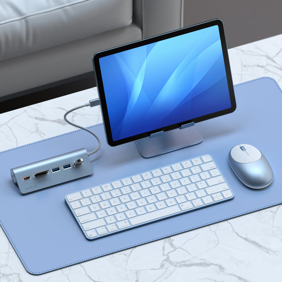 Adaptador e HUB Satechi USB-C para Desktop - Azul