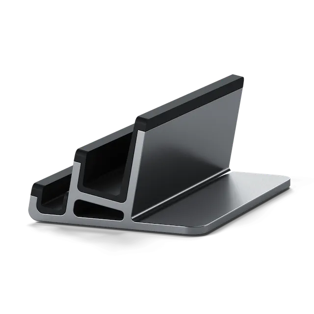 Suporte Vertical Satechi Duplo Para Notebook - Cinza Espacial