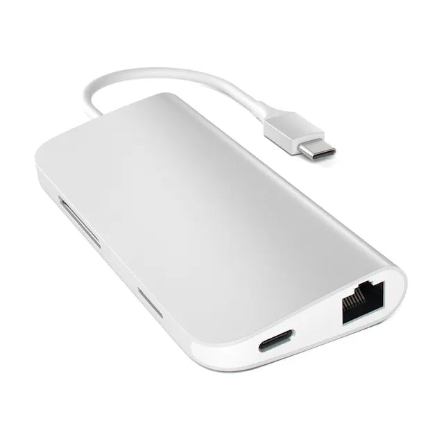 Adaptador Satechi Multi Portas USB-C 4K Com Ethernet