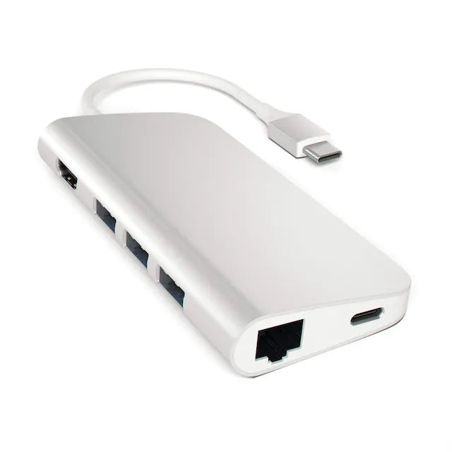 Adaptador Satechi Multi Portas USB-C 4K Com Ethernet