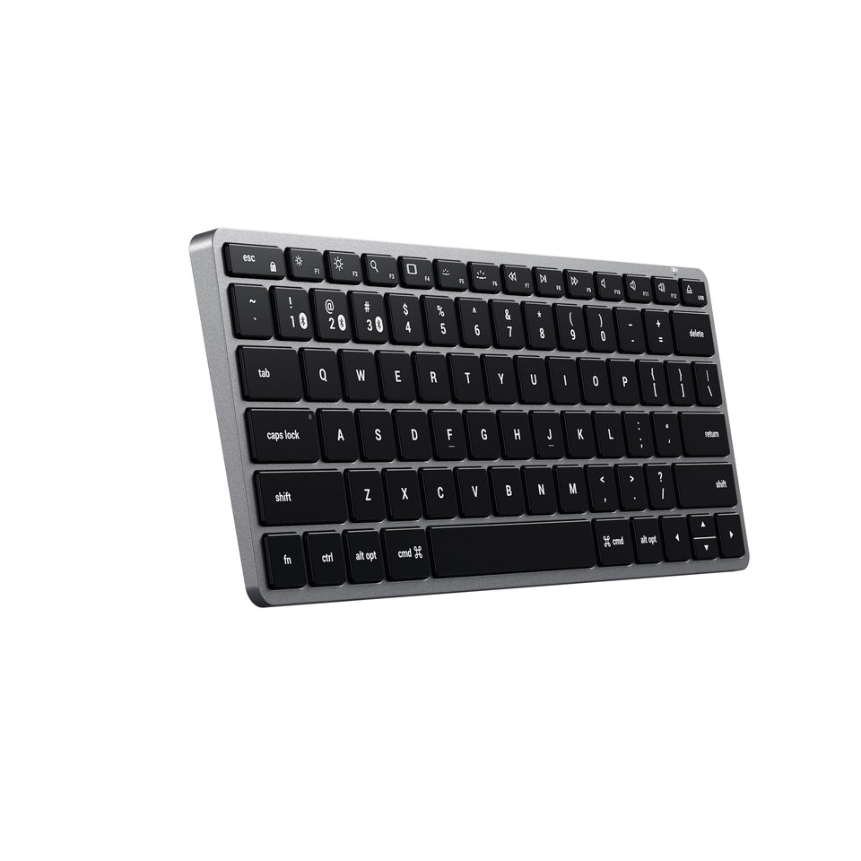 Teclado Satechi Retroiluminado Bluetooth Slim X1 - US - Cinza Espacial