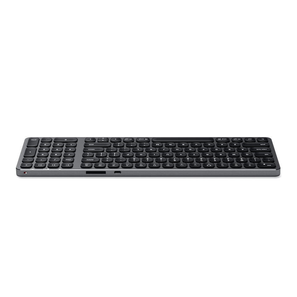 Teclado Satechi Retroiluminado Bluetooth Compacto - US - Cinza Espacial