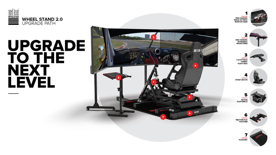 Cockpit Next Level Racing Simulador Suporte Para Volante 2.0