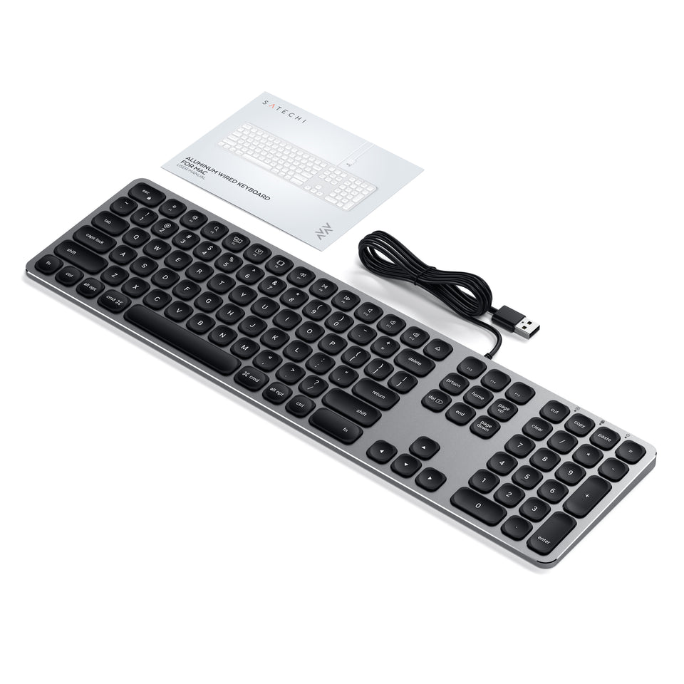 Teclado Satechi em Alumínio Bluetooth - US - Cinza Espacial