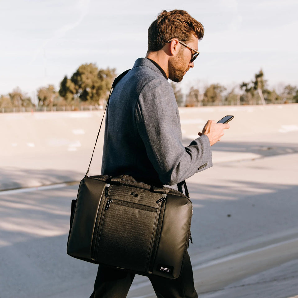 Mochila Maleta Híbrida Solo New York HighPass Para Notebook Até 15,6 Polegadas - Preta