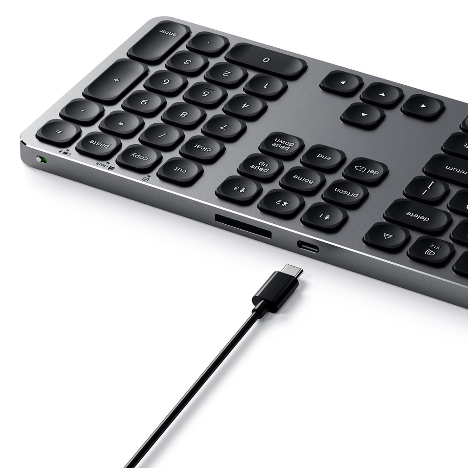 Teclado Satechi em Alumínio Bluetooth - US - Cinza Espacial