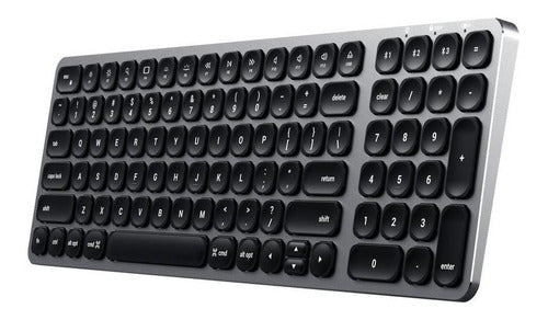 Teclado Satechi Retroiluminado Bluetooth Compacto - US - Cinza Espacial