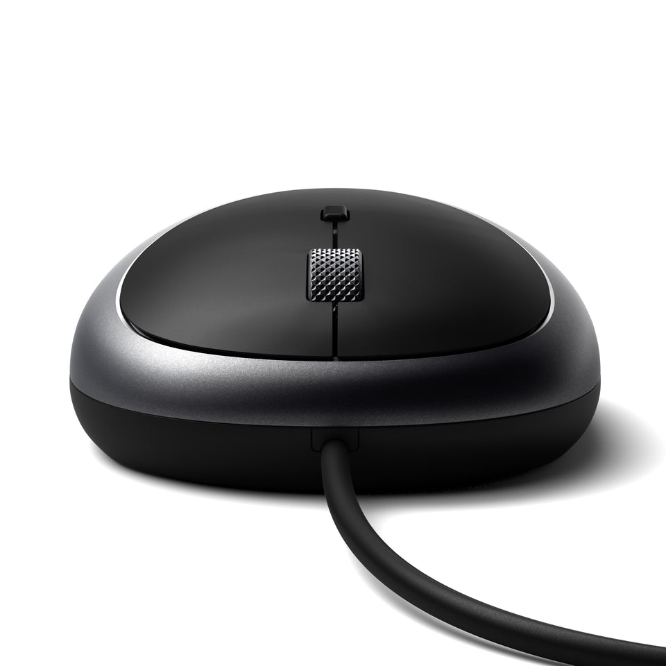 Mouse Satechi C1 Com Fio USB-C - Cinza Espacial