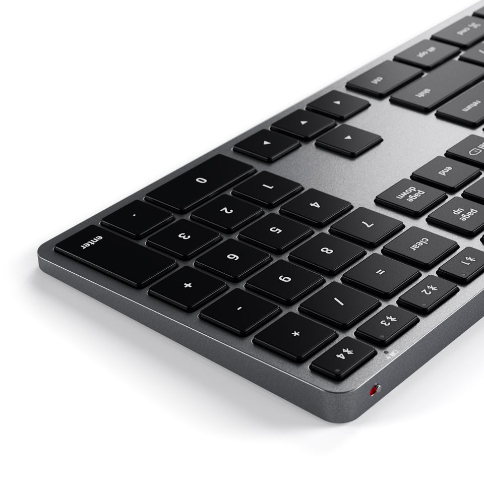 Teclado Satechi Retroiluminado Bluetooth Slim X3 - US - Cinza Espacial