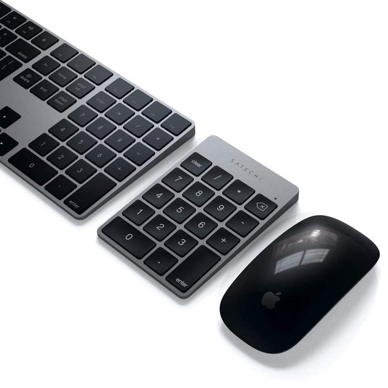 Teclado Satechi Numérico Bluetooth Recarregável - Cinza Espacial